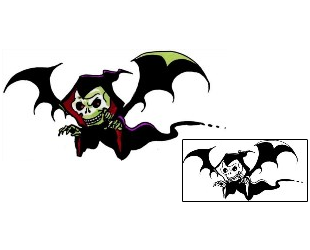 Bat Tattoo Horror tattoo | MGF-00038