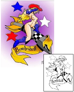 Military Tattoo Bombshell Tattoo