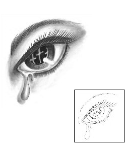 Eye Tattoo Religious & Spiritual tattoo | MIF-00071