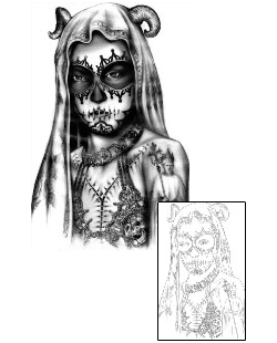 Evil Tattoo Horror tattoo | MKF-00014