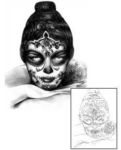 Evil Tattoo Horror tattoo | MKF-00020
