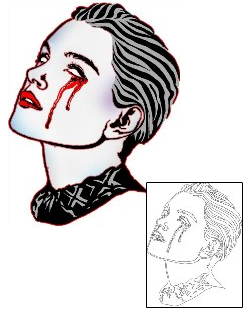 Woman Tattoo Horror tattoo | MKF-00022
