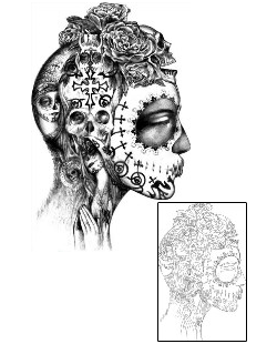 Skull Tattoo Horror tattoo | MKF-00029