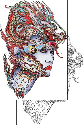 Woman Tattoo dragon-tattoos-mark-day-mkf-00058