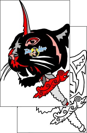 Panther Tattoo animal-panther-tattoos-mark-day-mkf-00085