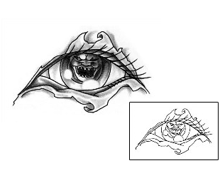 Eye Tattoo Monster Inside Me Tattoo