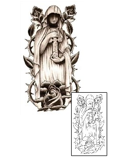 Mary Tattoo Religious & Spiritual tattoo | MLF-00065