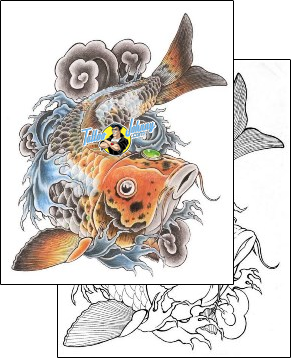 Fish Tattoo marine-life-fish-tattoos-megan-mann-mmf-00020