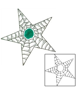 Spider Web Tattoo Astronomy tattoo | MNF-00115