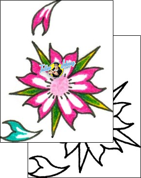 Flower Tattoo plant-life-flowers-tattoos-mark-hoffman-mnf-00134