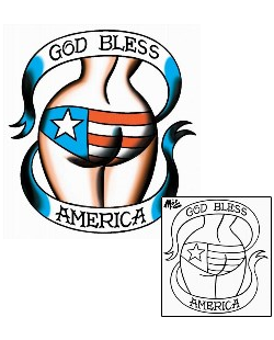 Patriotic Tattoo Miscellaneous tattoo | MOF-00003