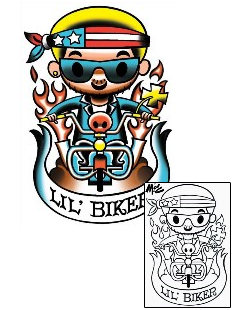 Biker Tattoo Miscellaneous tattoo | MOF-00032