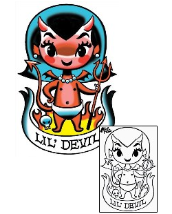 Devil - Demon Tattoo Miscellaneous tattoo | MOF-00035