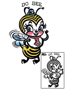 Bee Tattoo For Women tattoo | MOF-00057