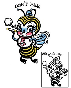 Bee Tattoo For Women tattoo | MOF-00058
