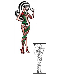 Pin Up Tattoo Mythology tattoo | MOF-00069