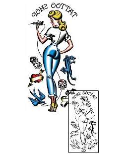 Pin Up Tattoo Mythology tattoo | MOF-00082