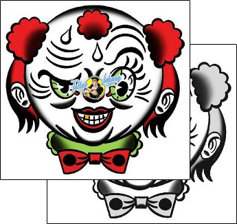Clown Tattoo clown-tattoos-mitch-oconnell-mof-00092