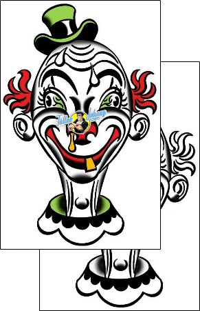 Clown Tattoo clown-tattoos-mitch-oconnell-mof-00093