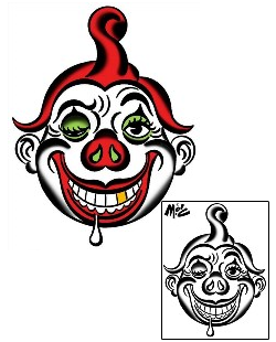 Clown Tattoo Tattoo Styles tattoo | MOF-00094