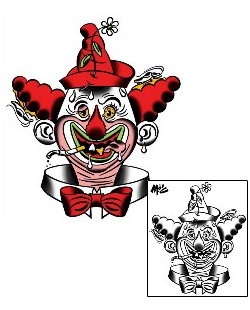 Clown Tattoo Tattoo Styles tattoo | MOF-00095