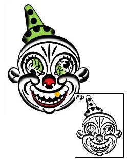 Clown Tattoo Tattoo Styles tattoo | MOF-00099