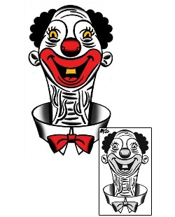 Clown Tattoo Tattoo Styles tattoo | MOF-00100