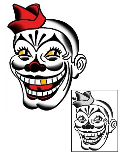 Clown Tattoo Tattoo Styles tattoo | MOF-00102