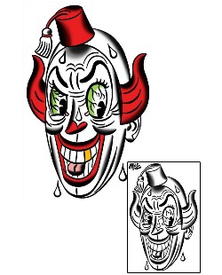 Clown Tattoo Tattoo Styles tattoo | MOF-00103