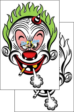 Clown Tattoo clown-tattoos-mitch-oconnell-mof-00104