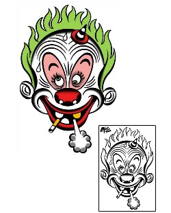 Clown Tattoo Tattoo Styles tattoo | MOF-00104