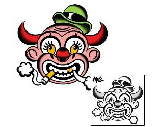 Clown Tattoo Tattoo Styles tattoo | MOF-00105
