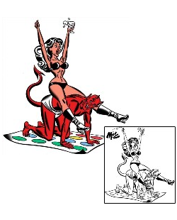 Devil - Demon Tattoo Mythology tattoo | MOF-00121