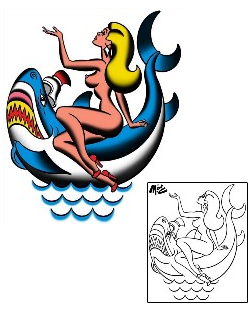 Pin Up Tattoo Mythology tattoo | MOF-00166