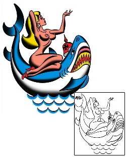 Pin Up Tattoo Mythology tattoo | MOF-00167