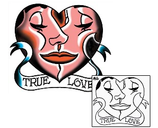 Lip Print Tattoo True Love Kiss Tattoo