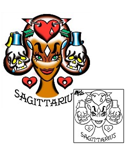 Sagittarius Tattoo Horror tattoo | MOF-00221