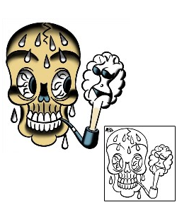 Skull Tattoo Design MOF-00250 