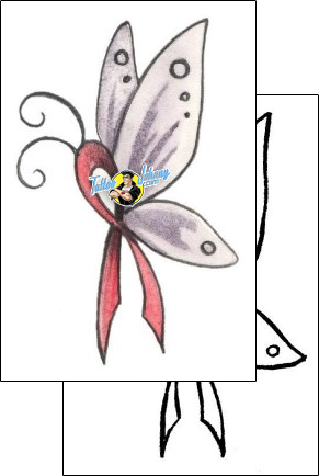 Butterfly Tattoo Design MPF-00006 