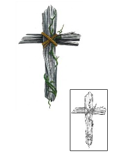 Cross Tattoo Religious & Spiritual tattoo | MPF-00011