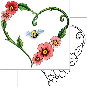 Heart Tattoo for-women-heart-tattoos-mistress-of-pain-mpf-00028