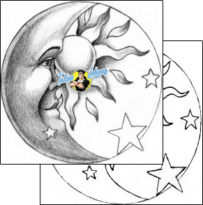 Celestial Tattoo astronomy-celestial-tattoos-mistress-of-pain-mpf-00059