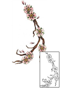 Cherry Blossom Tattoo Plant Life tattoo | MPF-00069