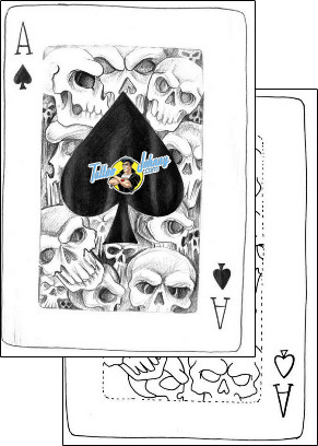 Card Tattoo gambling-cards-tattoos-mistress-of-pain-mpf-00096