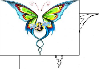 Butterfly Tattoo insects-butterfly-tattoos-mistress-of-pain-mpf-00133