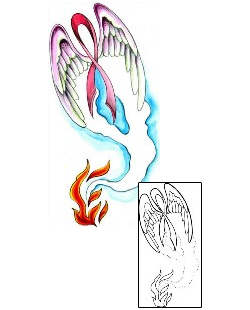 Fire – Flames Tattoo For Women tattoo | MPF-00146