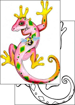 Gecko Tattoo reptiles-and-amphibians-gecko-tattoos-mistress-of-pain-mpf-00152