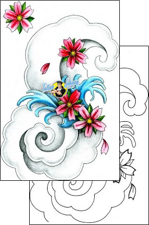 Flower Tattoo plant-life-flowers-tattoos-mistress-of-pain-mpf-00163