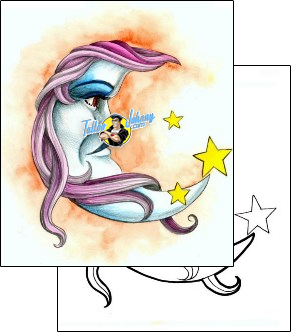 Celestial Tattoo astronomy-celestial-tattoos-mistress-of-pain-mpf-00184