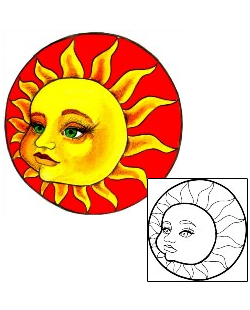 Sun Tattoo Astronomy tattoo | MPF-00193
